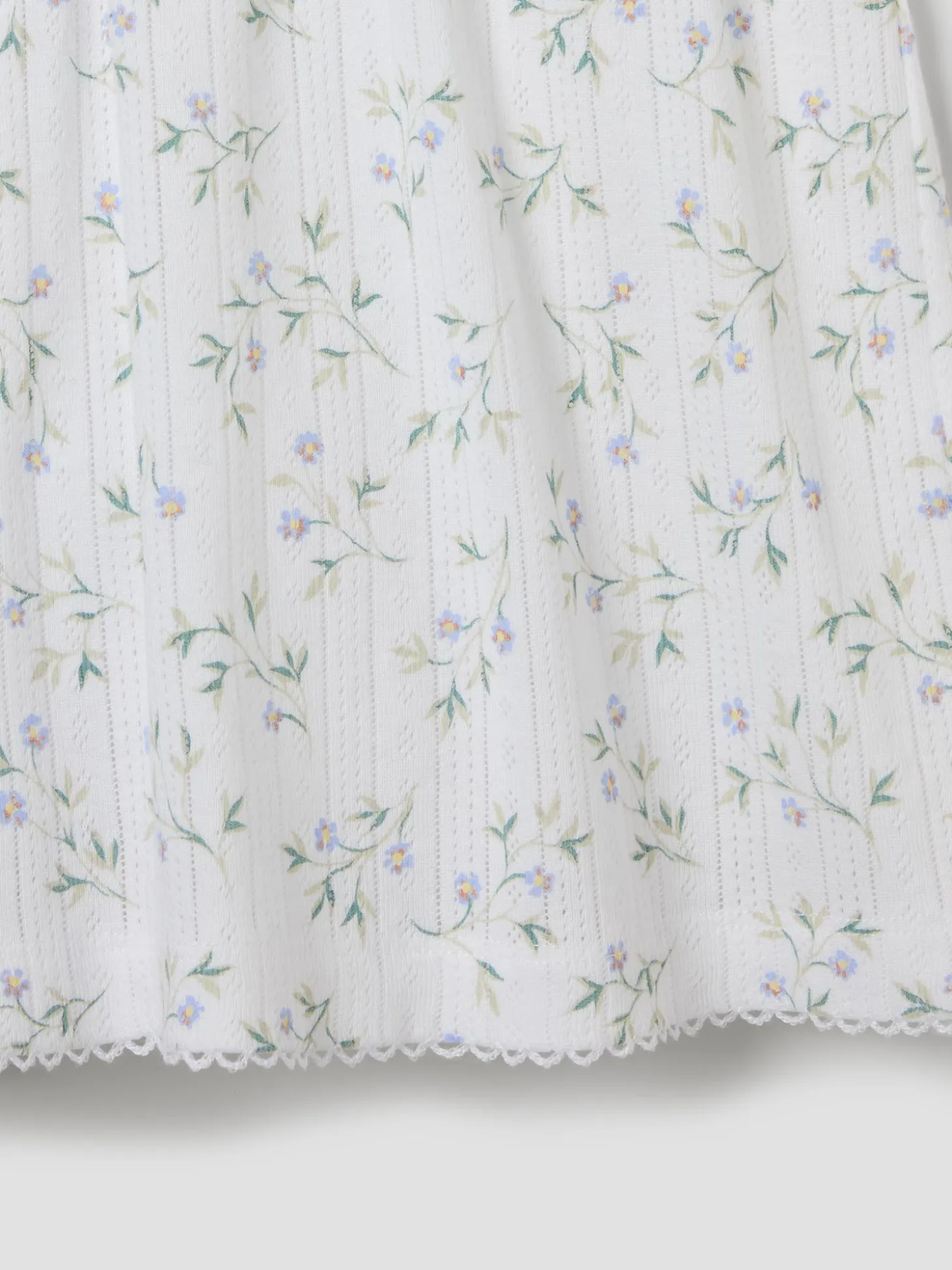 Spring Sprig Pointelle Shorts