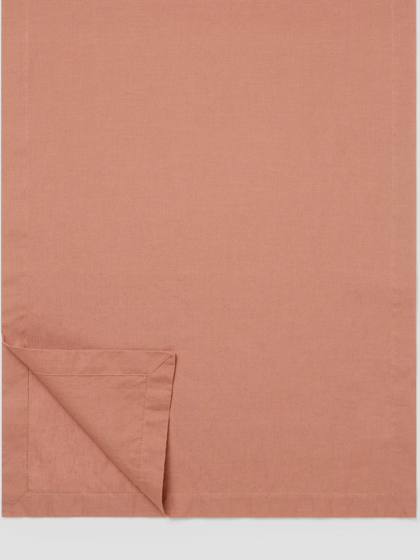 Warm Clay Linen Blend Table Runner