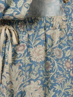 Webbs Blue Double Bough Cotton Pajama Set