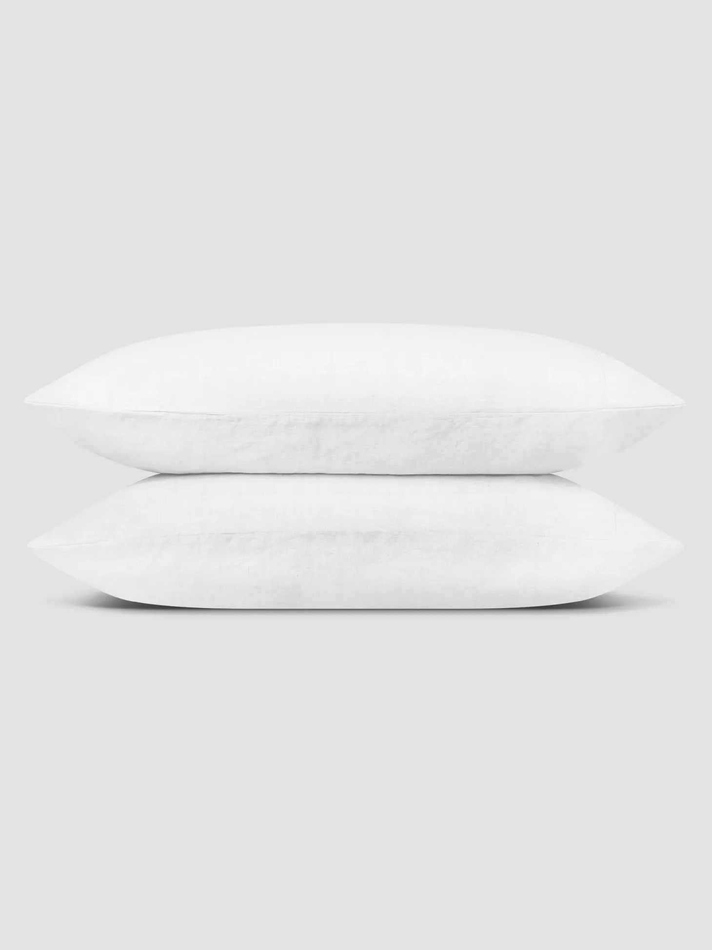 White 100% Linen Pillowcases (Pair)